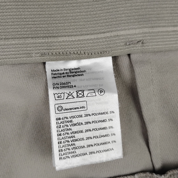 New H&M Ponte Pant In Tan Neutral Size XXL - Picture 5 of 5